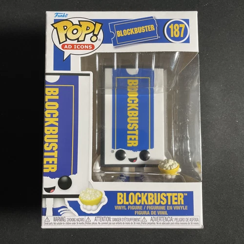 Blockbuster Video Case Funko Pop #187 Ad Icons New Very Good Condition