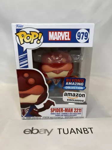 BRAND NEW Funko Pop! Marvel Spider-Man 2211 Amazon Exclusive #979 Vinyl Figure