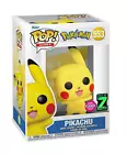Brand New Pokemon Pikachu Flocked Exclusive Funko Pop! Games #553