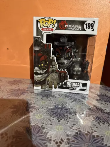 BRUMAK FUNKO POP FIGURE GEARS OF WAR GOW VAULTED 6" GAMES #199 2017 RARE