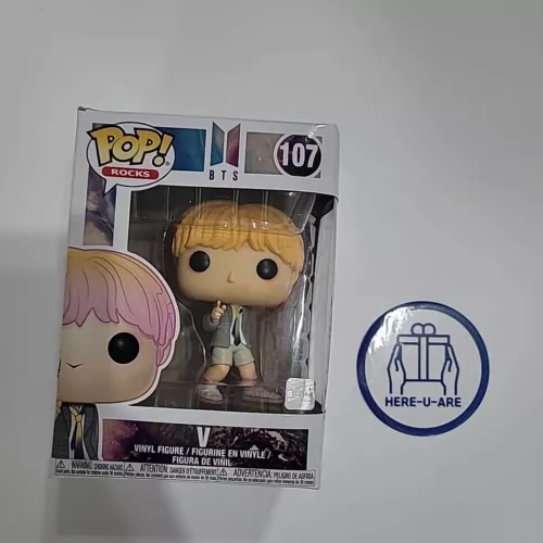 BTS Funko pop figure doll V taehyung TAETAE  107 version vinyl figure