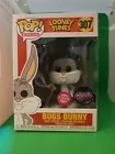 Bugs Bunny #307 Flocked Funko Pop With Looney tunes Sleeve