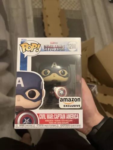 Captain America Civil War Funko Pop 1200 Amazon Exclusive