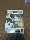 Cleaning LEVI FUNKO POP Attack On Titan #239 Hot Topic Exclusive Damaged