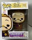 Cogsworth Funko Figure #1133 Disney Beauty And The Beast With Pop Protector