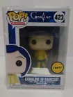 Coraline Funk Pop Coraline In Raincoat 423 CHASE  - Authentic - W/ Pop Protector