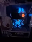 CUSTOM GITD Funko POP! Heroes: DC Justice League # 209 CYBORG w/Protector