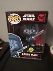 DARTH MAUL STAR WARS GITD EXCLUSIVE FUNKO POP #740 + Protector