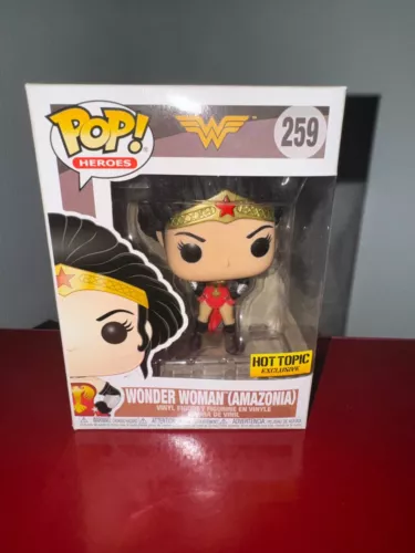 DC Heroes Funko POP! Wonder Woman (Amazonia) #259 Exclusive Ships in Protector