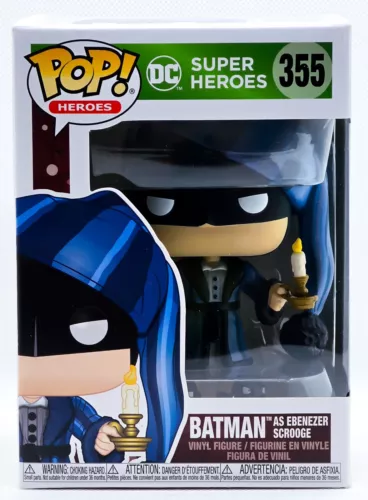 DC Super Heroes Batman as Ebenezer Scrooge Funko Pop 355 Protector Xmas SEE PICS