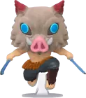 Demon Slayer Inosuke Hashibira Flocked Special Pop Animation #875 Vinyl Figure
