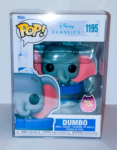 Disney Classics Dumbo Very Neko Exclusive Funko Pop 1195 with Pop Protector Xmas