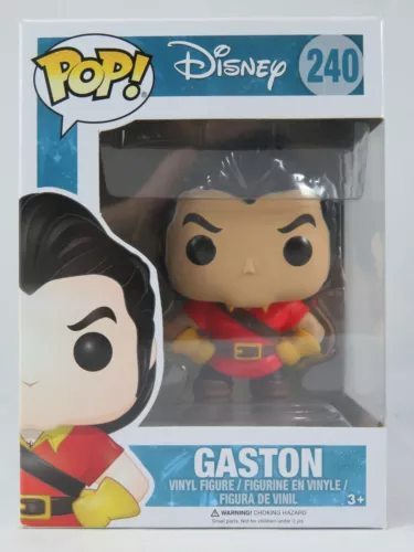 Disney Funko Pop - Gaston - Beauty and the Beast - No. 240 - Free Protector