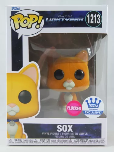 Disney Funko Pop - Sox (Flocked) - Lightyear - No. 1213 - Free Protector