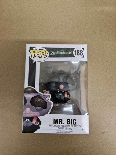 Disney Funko Pop Zootropolis/ Zootopia Mr Big Figure, Number 188