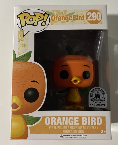 Disney Parks Funko Pop Orange Bird  #290 RegularDisplayed Only-Rare & HTF (Read)