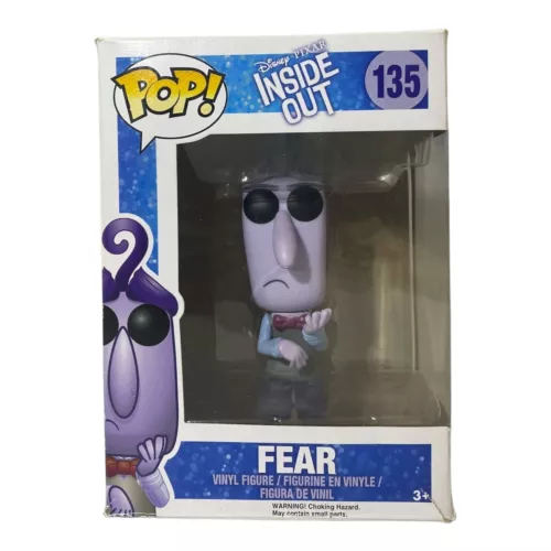 Disney Pixar Inside Out #135 Fear Funko Pop (Imperfect Box)
