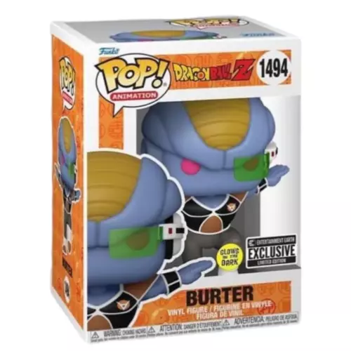 Dragon Ball Z #1494 Burter Glows In The Dark Entertainment Earth Exclusive Funko