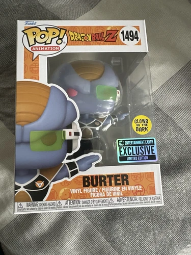 Dragon Ball Z Burter Funko Pop! Vinyl Figure #1494 Ee Exclusive W/P