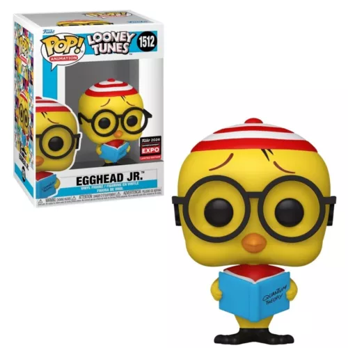 Egghead Jr. Looney Tunes Funko POP! #1512 C2E2 Sticker w/ Vinyl Protector