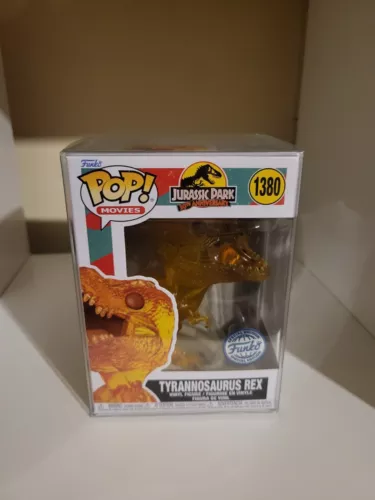 EXC Funko Pop Jurassic Park 30th Tyrannosaurus Rex Amber 1380 Trex