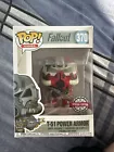 Fallout Funko Pop T-51 Power Armour 370 Red Nuka Cola Hot Topic Special Edition