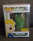 Fallout Funko Pop VAULT BOY 53 Hot Topic Exclusive Glow GITD NEW w/ Protector