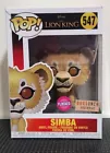 Flocked Simba #547 Funko POP! Disney Lion King Live Action BoxLunch Exclusive