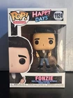 Fonzie Happy Days Pop Television Vaulted  Funko Pop 1124 With Protector