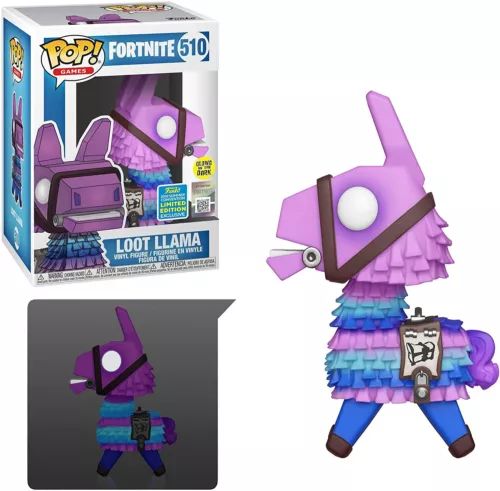 Fortnite Battle Royale Loot Llama GITD Exclusive POP! Games #510 Figure Funko