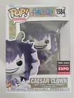 Funko CAESAR CLOWN One Piece Exclusive Pop Vinyl Figure, Number 1584 + Protector