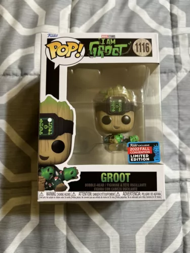 Funko Exclusive 2022 Fall Convention Limited Edition Pop Bobble-Head Groot #1116