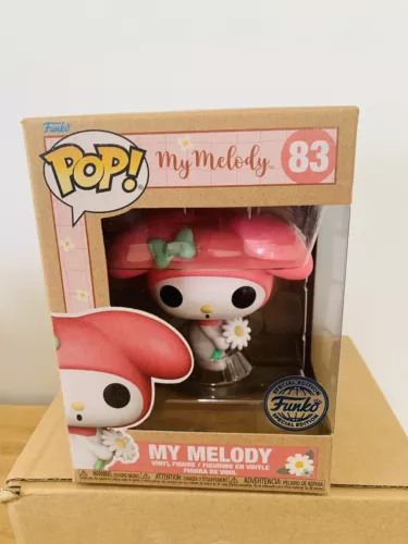Funko My Melody 83 With Flower SE Sanrio Hello Kitty Free Protector