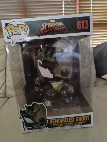 Funko Pop! 10" Vinyl #613 Spider-Man Maximum Venom - Venomized Groot Bobble-Head