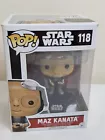 Funko Pop# 118 Star Wars Force Awakens Maz Kanata No Glasses Vinyl Bobble Head.