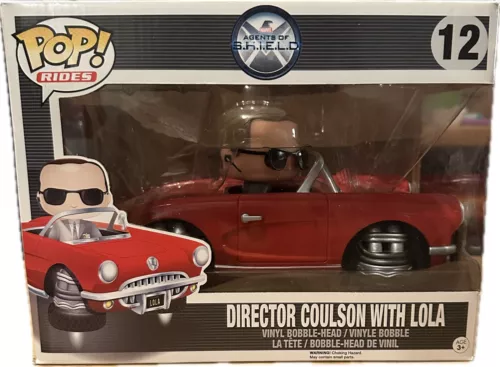 Funko Pop 12 Director Coulson With Lola Agents Of Shield Rides