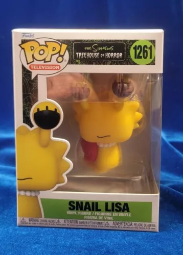 Funko Pop 1261 Simpsons Snail Lisa Ships In Pop Protector