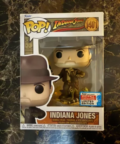 Funko Pop! #1401 Indiana Jones with Snakes NYCC 2023 Shared Excl W/PROTECTOR