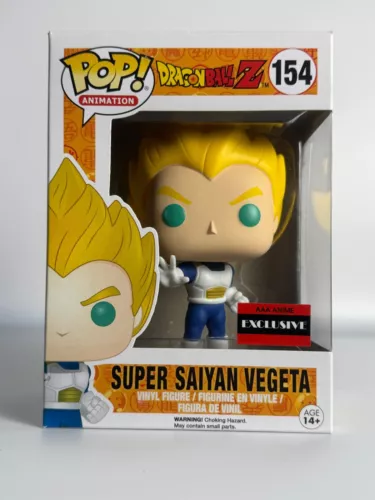 Funko Pop - #154 Super Saiyan Vegeta AAA Exclusive RETIRED VAULTED Dragon Ball Z
