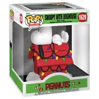 Funko POP #1629 Deluxe Peanuts Christmas Snoopy with Doghouse Figure New