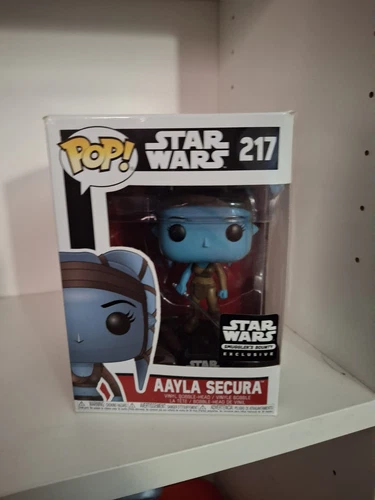 Funko Pop! #217 Aayla Secura Smuggler's Bounty Exclusive Star Wars Figure