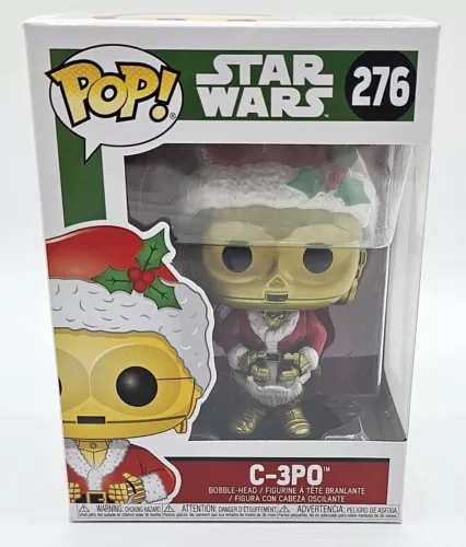 Funko Pop #276 C-3PO Santa Star Wars Holiday