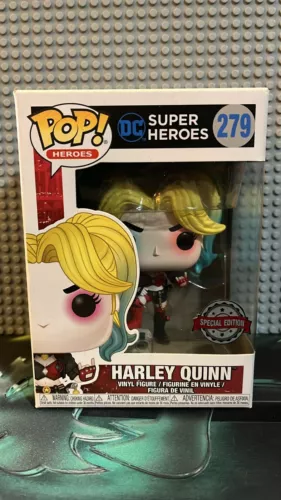 Funko pop 279 Harley Quinn (DC Super Heroes) Special edition sticker