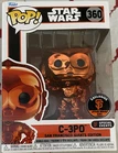 Funko Pop! #360 San Francisco Giants Exclusive Star Wars C-3PO Metallic Orange