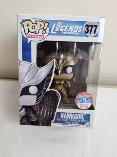 Funko Pop! #377 DC Hawkgirl Legends Of Tomorrow NYCC Exclusive Vinyl Figure.