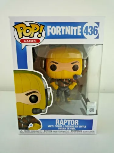 FUNKO POP 436 FORNITE RAPTOR VINYL FIGURE NEW & SEALED
