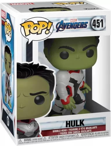 Funko POP! #451 Marvel Avengers Endgame Hulk Vinyl Figure Bobble Head Boxed