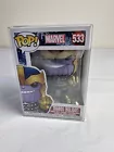 Funko Pop 533 Marvel Superheroes Thanos Holiday Vinyl Figure Bobble Head Boxed.
