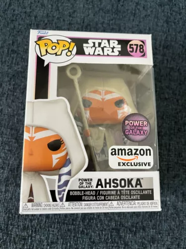 Funko Pop - #578 Ahsoka Amazon Power of the Galaxy - New with Protector
