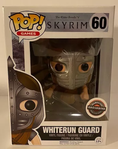 Funko Pop 60 WHITERUN GUARD SKYRIM The Elder Scrolls V GAMESTOP EXCLUSIVE NEW